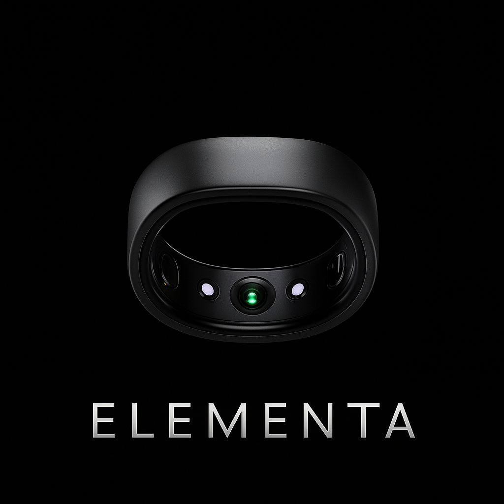 Elementa Ring Obsidian